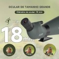 Luneta - Telescopio - SvBONY - 25-75x100 com Tripé - SV28 A 100mm