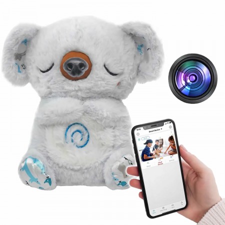 Câmera Escondida Espiã Urso De Pelucia Wifi + Bateria 20.000mAh