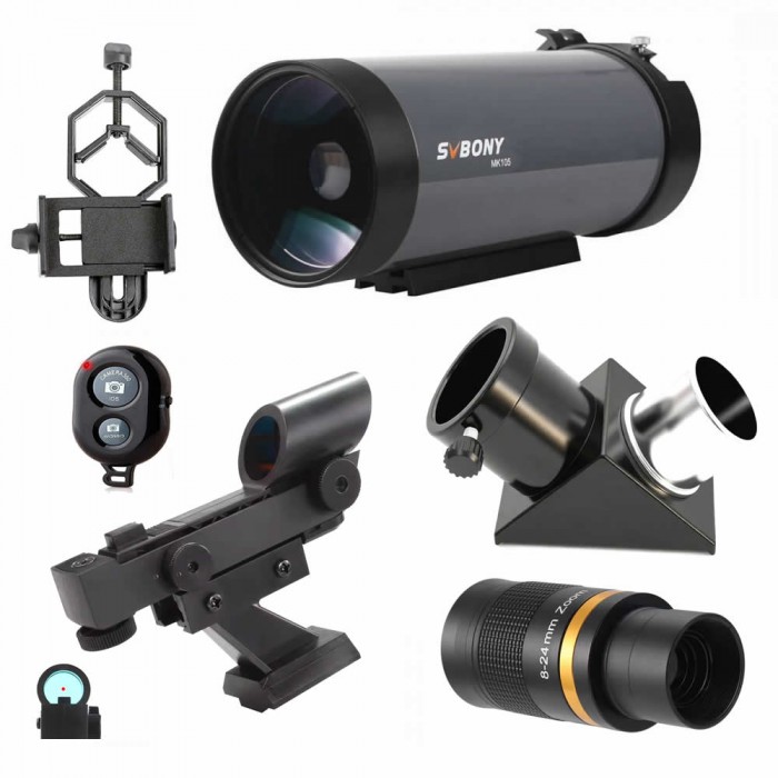 Telescópio Astronômico SvBony Maksutov Cassegrain Svbony Mk105 com "Stargazing KIT" 