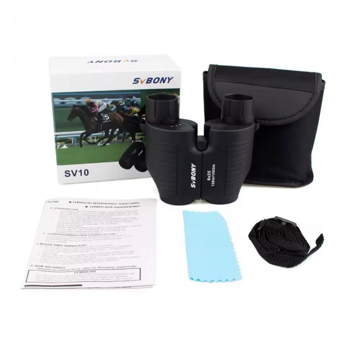Binóculo Svbony 8x25 Foco Automático Sv10 