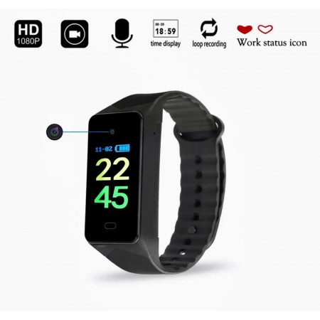 Relógio Smartwatch com Câmera - grava por 2 horas