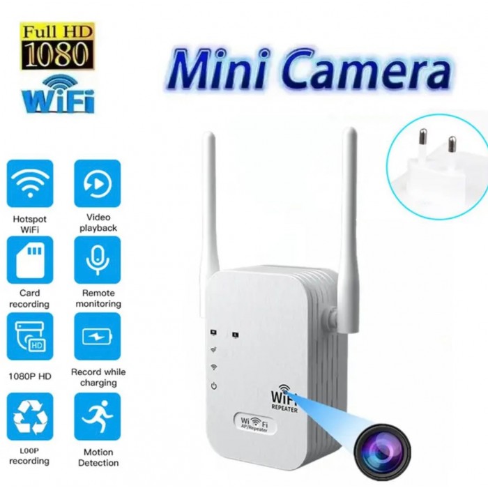 Mini Câmera Repetidor de Sinal 32gb ao vivo 