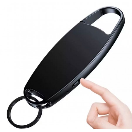 Gravador de áudio 64gb Chaveiro Sensor de barulho - grava 30 horas