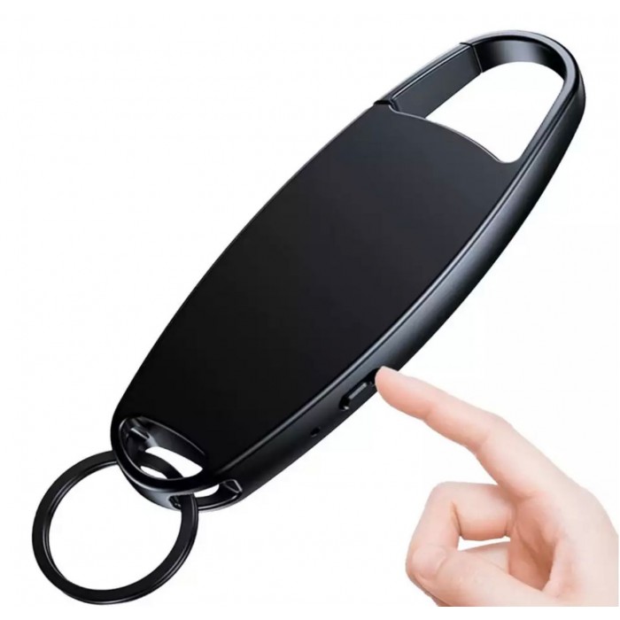 Gravador de áudio 64gb Chaveiro Sensor de barulho - grava 30 horas