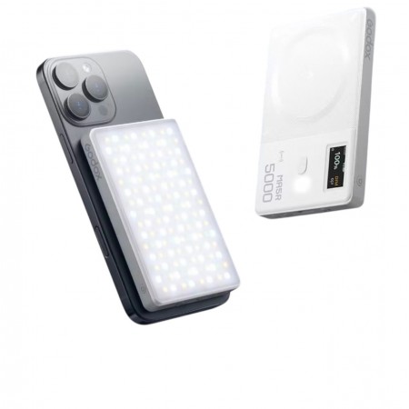 Iluminador Led Rgb Godox Ma5r Power Bank - com aplicativo