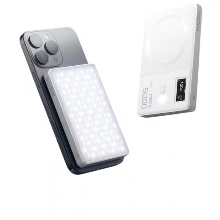 Iluminador Led Rgb Godox Ma5r Power Bank - com aplicativo