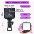 Luz Led Rgb Para Vídeo E Foto Com Suporte Lucacell Ay-83