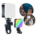 Luz Led Rgb Para Vídeo E Foto Com Suporte Lucacell Ay-83