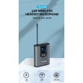 Microfone Sem Fio com Transmissor e Receptor UHF - Telesin 