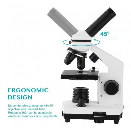 Microscópio Biológico Monocular 1600x
