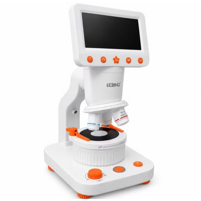 Microscópio Digital 800x Tela IPS 4,3 Pol Wi-Fi Foto Vídeo