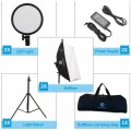 Kit Softbox Iluminador Led 50x70cm C/ Bolsa P/ Fotografia com Visor - Bateria