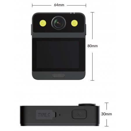 Sjcam A20 Bodycam 2.33'' Touch Screen 4k Wifi