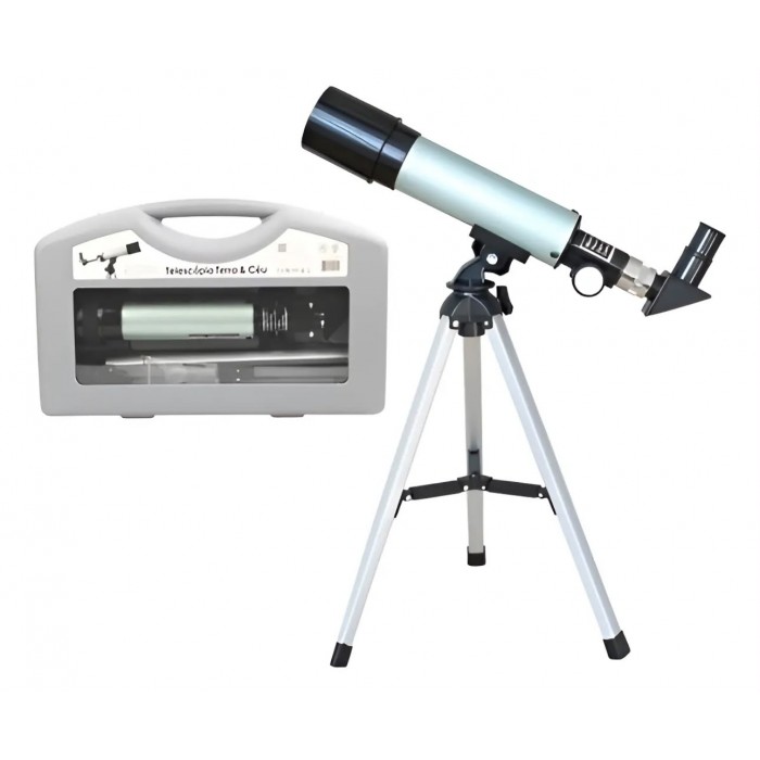 Telescópio Refrator F36050M com Tripé - IT-BLUE Telescópio Refrator F36050M com Tripé - IT-BLUE