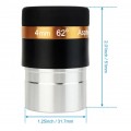 Ocular Plolls P/ Telescopio Wideangle 4mm 62 º 1,25