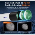 Telescópio Astronômico Svbony Sv520 90mm + Tripé Altazimutal
