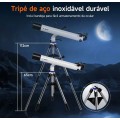 Telescópio Astronômico Svbony Sv520 90mm + Tripé Altazimutal
