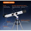 Telescópio Astronômico Svbony Sv520 90mm + Tripé Altazimutal