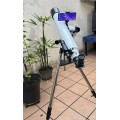 Telescópio Astronômico Svbony Sv520 90mm + Tripé Altazimutal