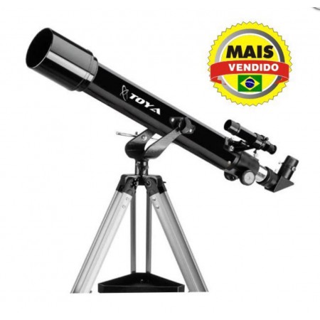 Telescópio Refrator 70mm Toya Galaxy Ultraoptec HRT 70L c/ oculares Plössl 