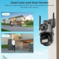 Kit Câmera de Segurança 4G - Chip 4G Auto Tracking 1x Câmera Dome com Duas Lentes 