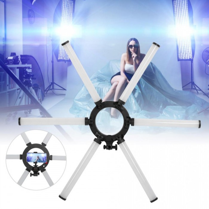 Iluminador Led Ring Light Estrela Exbom Ilum-s6w120 Profissional