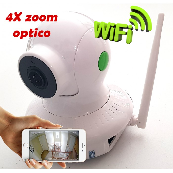 Câmera IP - WiFi - INFRA - HD720p - ONVIF - Zoom Optico 4X - 01