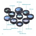 Lente De Celular Macro 10X + Kit de Lenses - Apexel