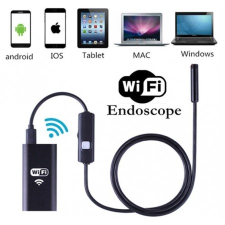 Câmera Endoscópica WiFi 5 Metro iPhone/iPad/Android/PC