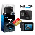 Câmera Esportiva GoPro Hero7 BLACK 4K 60FPS + 32Gb mSD EXTREME Brinde
