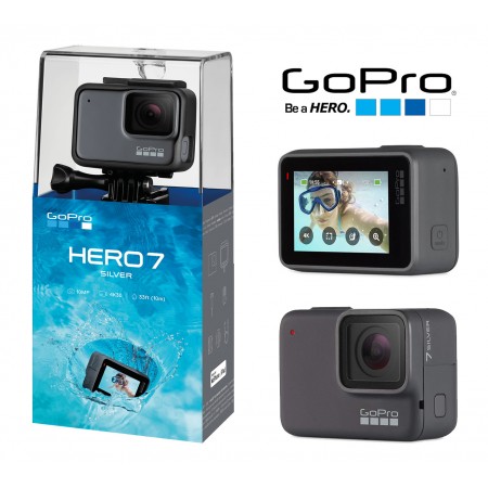 Câmera Esportiva GoPro Hero7 SILVER 4K30FPS