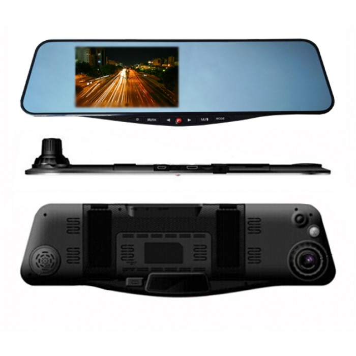 Câmera Retrovisor com Tela 5 Polegadas + Câmera Auxiliar