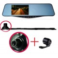Câmera Retrovisor com Tela 5 Polegadas + Câmera Auxiliar