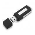 Gravador de áudio Pendrive 8GB - grava de 20 a 30 horas por sensor