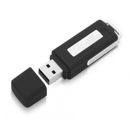 Gravador de áudio Pendrive 8GB - grava de 15 a 20 horas