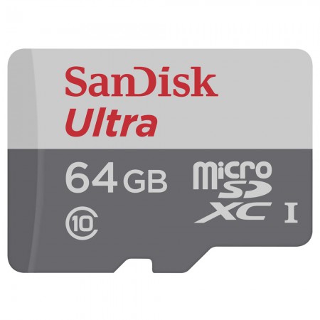 Cartão de Memória Sandisk Ultra MicroSD 64Gb 48Mb/s
