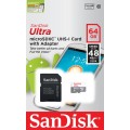 Cartão de Memória Sandisk Ultra MicroSD 64Gb 48Mb/s