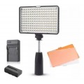 Iluminador Led VIDEO LIGHT LED-TL160 SOLESTE + Bateria