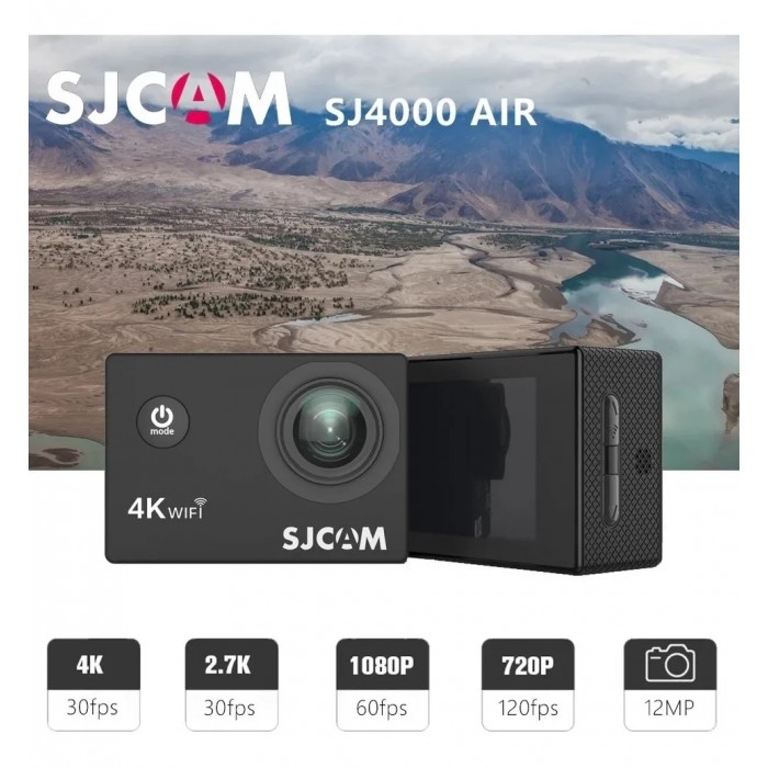 SJCAM SJ4000 AIR Wifi ORIGINAL KIT Moto 